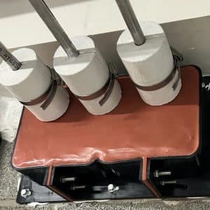 Pipes going through seal